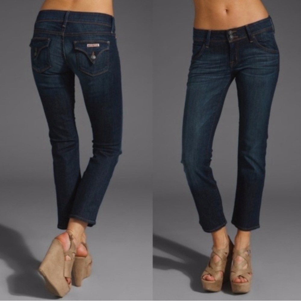 Hudson Crop Beth Baby Boot Jeans Size 25